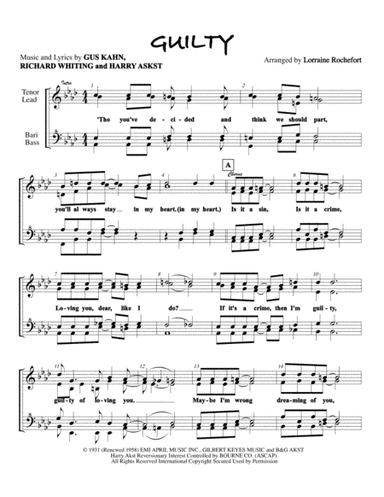 Guilty (arr. Lorraine Rochefort)