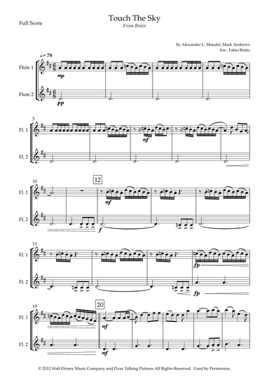 Touch The Sky (arr. Fabio Britto)