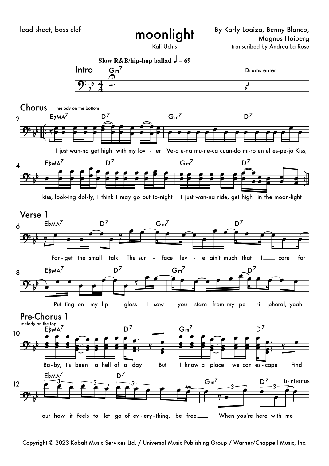 Moonlight (arr. Andrea La Rose)