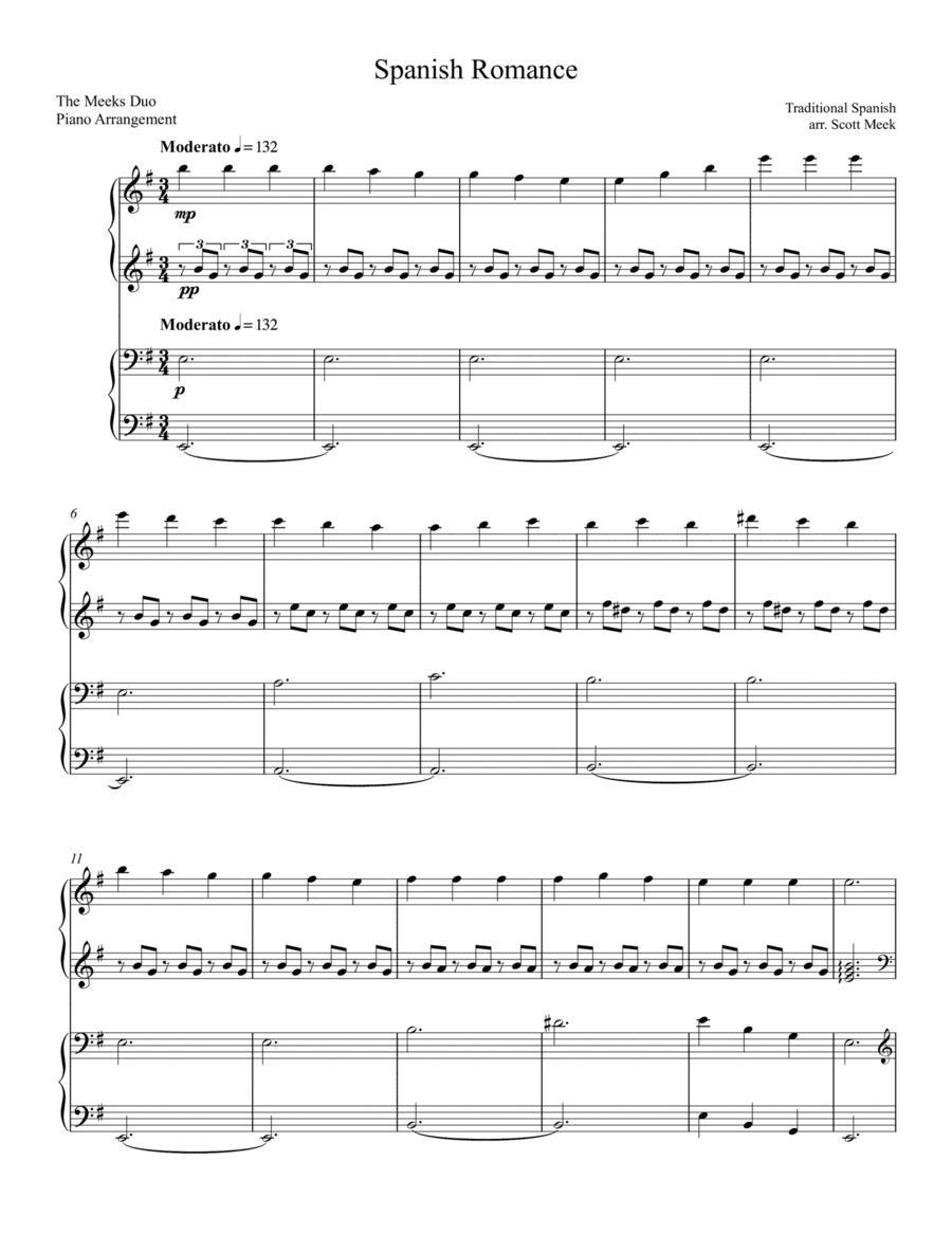 Spanish Romance (arr. Scott Meek)