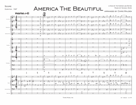 America The Beautiful (arr. Chris Walden)