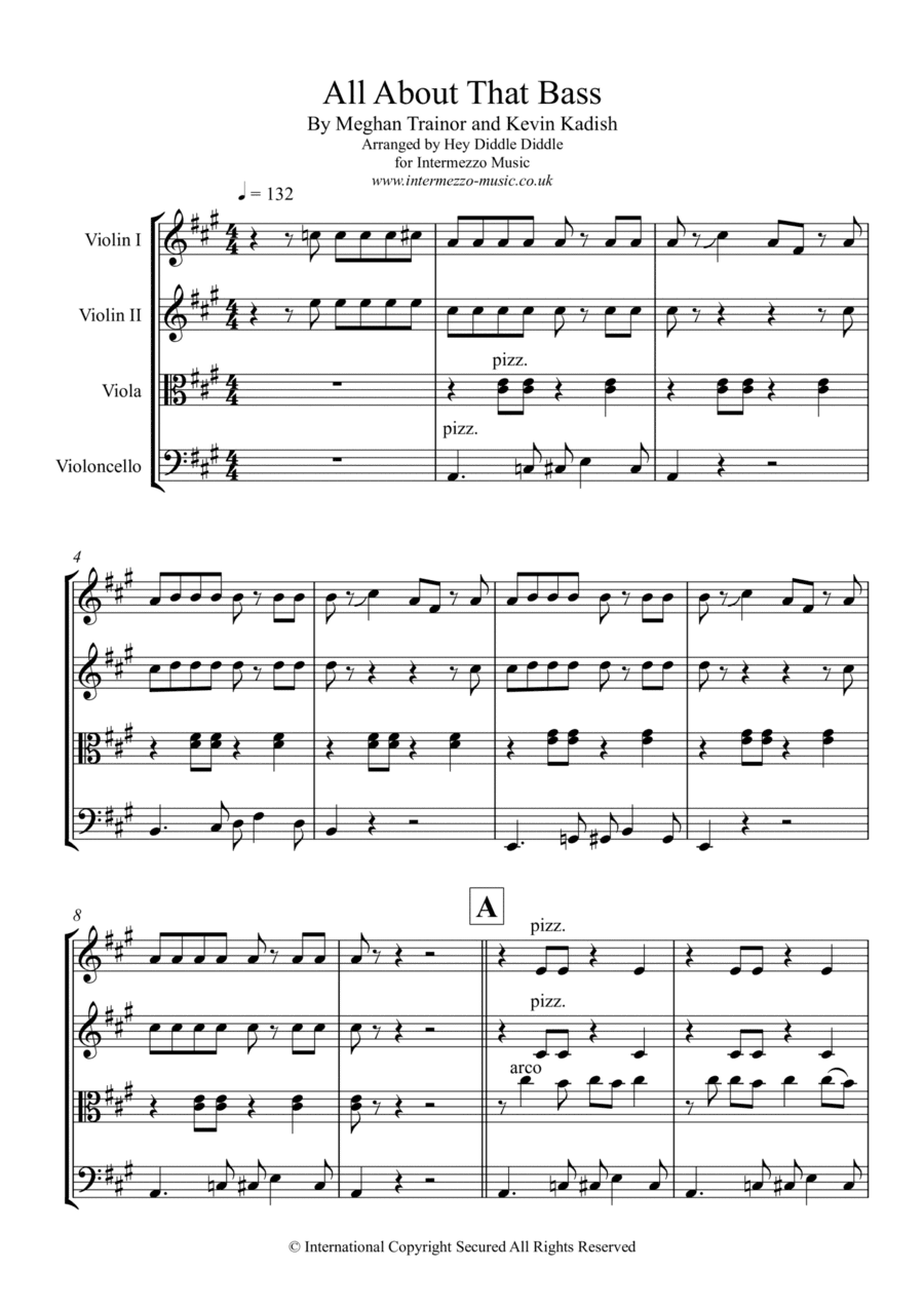 All About That Bass (arr. Hey Diddle Diddle)