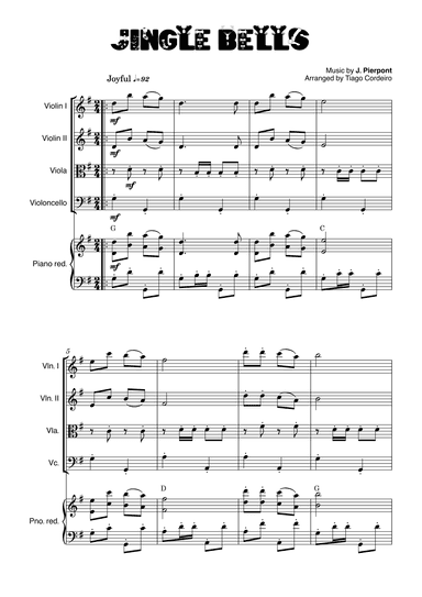 Jingle Bells (arr. Tiago Cordeiro)
