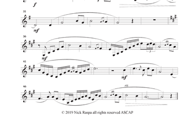 Amazing Grace (Horn in F and Piano) Horn in F part (arr. Nick Raspa)