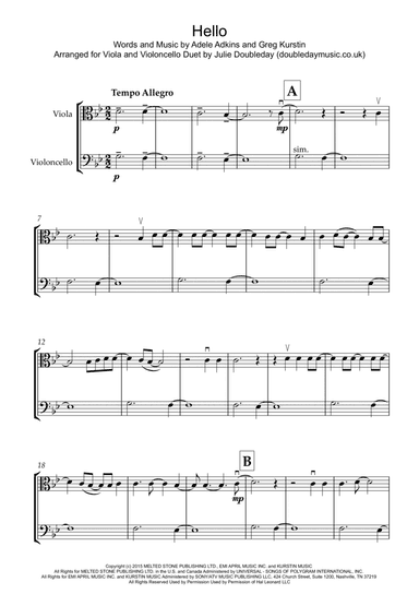 Hello (arr. Julie Doubleday)