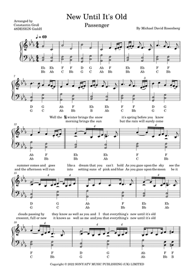 New Until Its Old (arr. Constantin Groß, 48DESIGN GmbH)