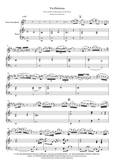 Via Dolorosa (arr. David Kocijan)