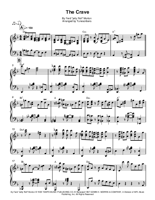 The Crave (arr. Tunescribers)