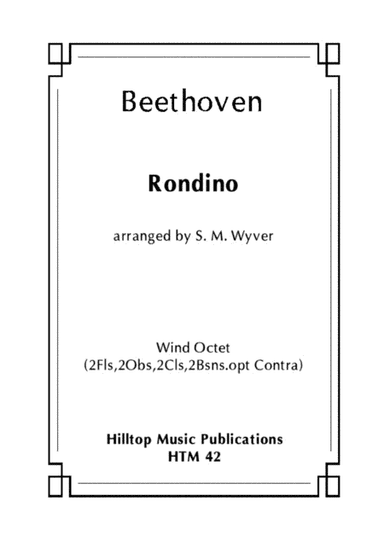 Rondino arr. wind octet (arr. S. M. Wyver)