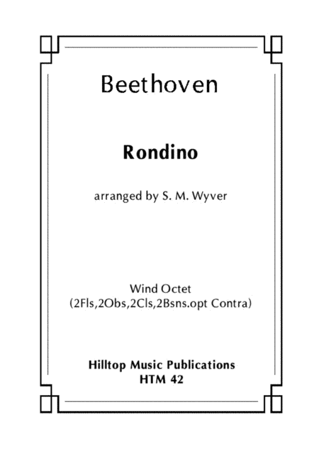Rondino arr. wind octet (arr. S. M. Wyver)