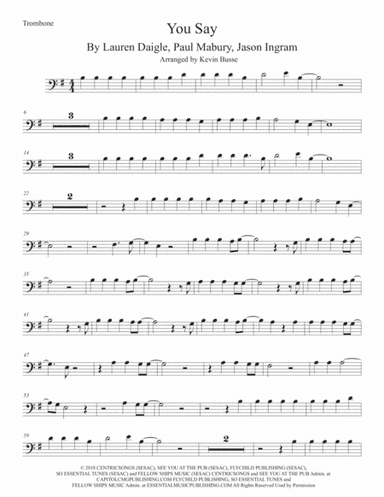 You Say (arr. Kevin Busse)