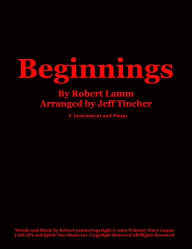 Beginnings (arr. Jeff Tincher)