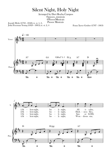 Silent Night, Holy Night (arr. Davi Rocha Campos)