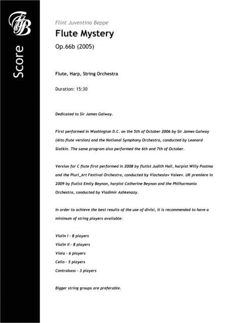 Flute Mystery Op.66b