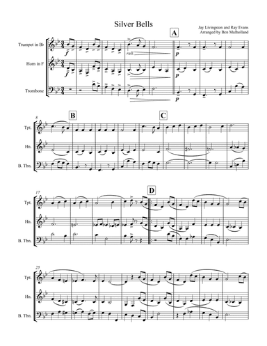 Silver Bells (arr. Ben Mulholland)