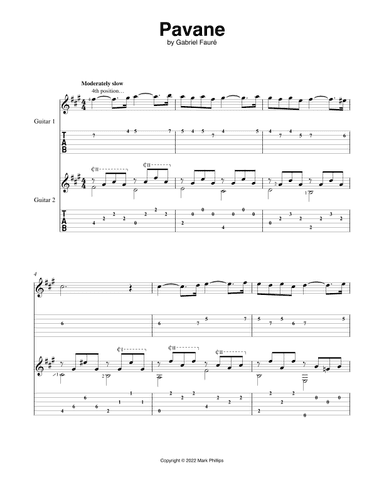 Pavane (arr. Mark Phillips)