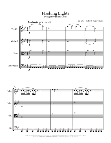 Flashing Lights (arr. Sherry Lewis)