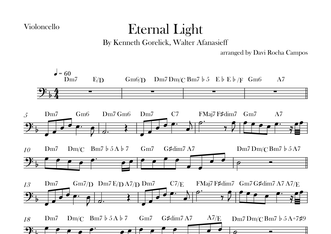 Eternal Light (arr. Davi Rocha Campos)