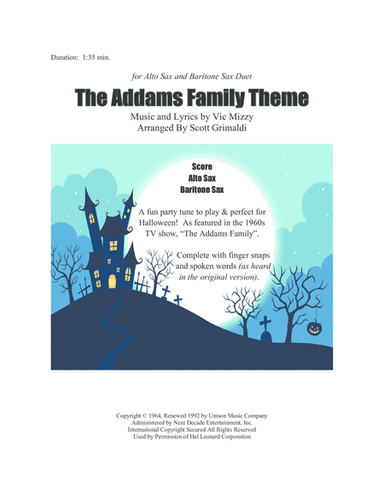 The Addams Family Theme (arr. Scott Grimaldi)