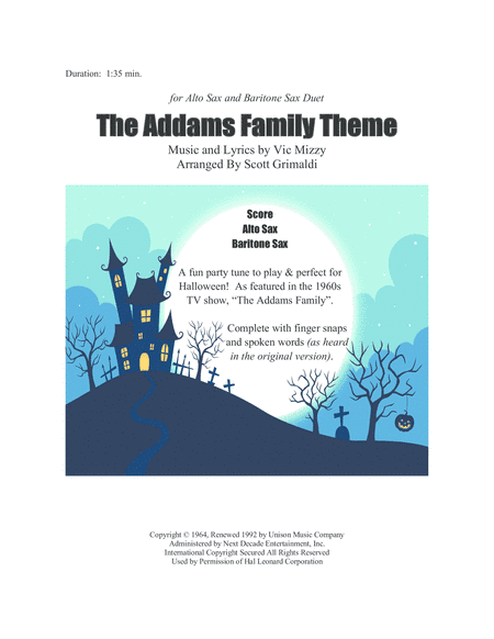 The Addams Family Theme (arr. Scott Grimaldi)