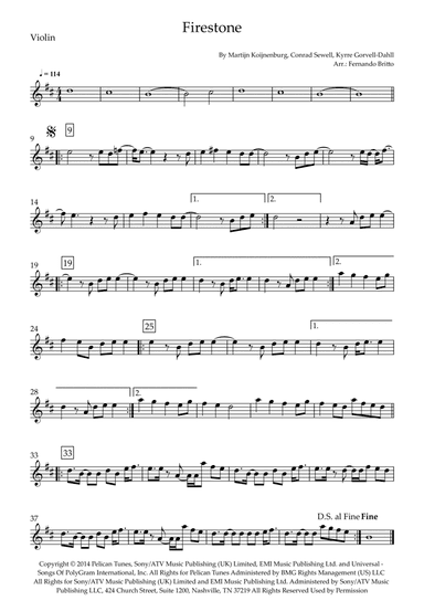 Firestone (arr. Fernando Britto)