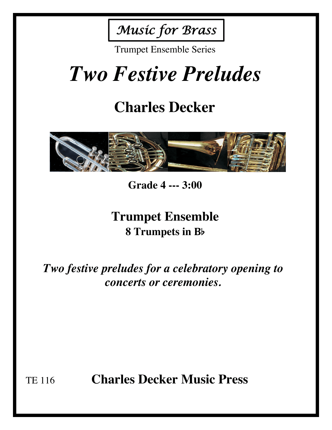 Two Festive Preludes for Trumpet Ensemble