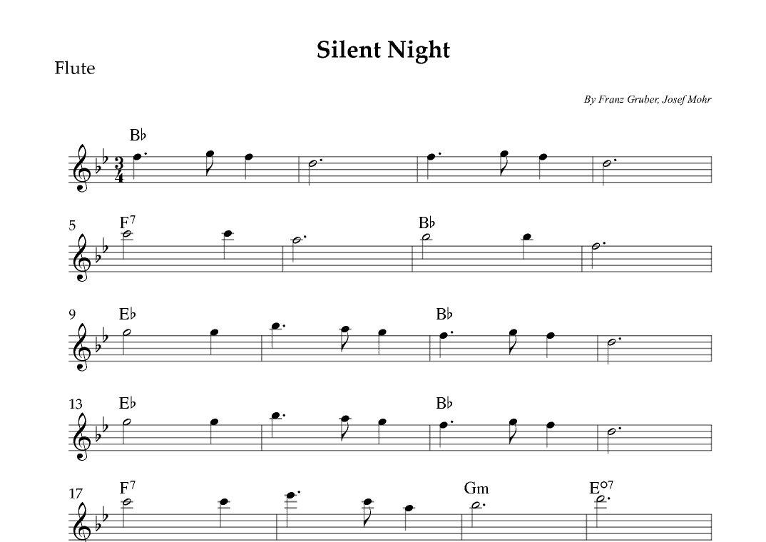 Silent Night (arr. Wesley S. SIlva)