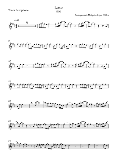 Lose (arr. Melquisedeque C.Silva)