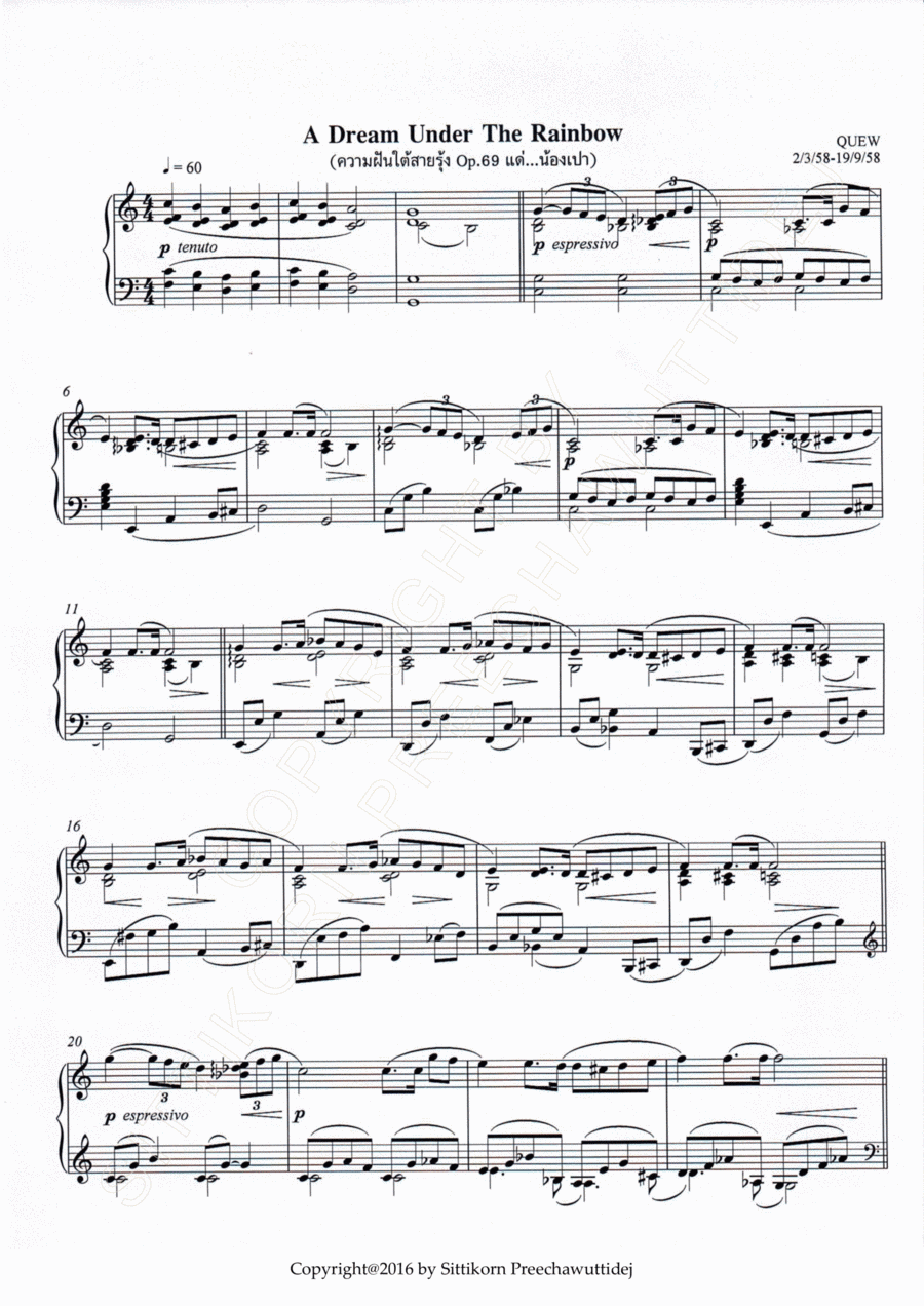 Op.69 A Dream Under The Rainbow [Dr.QUEW]