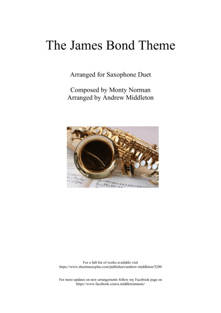 James Bond Theme (arr. Andrew Middleton)