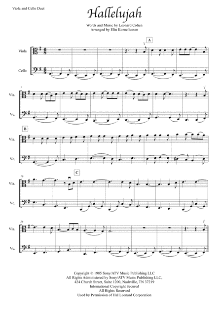 Hallelujah (arr. Elin Korneliussen)