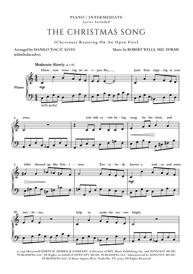 The Christmas Song (chestnuts Roasting On An Open Fire) (arr. Danilo "Daca" Alves)
