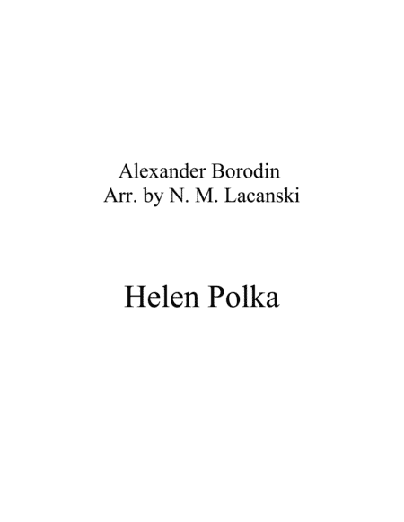 Helen Polka (arr. Nick Lacanski)