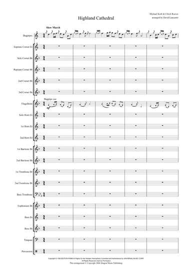 Highland Cathedral (arr. David Lancaster)