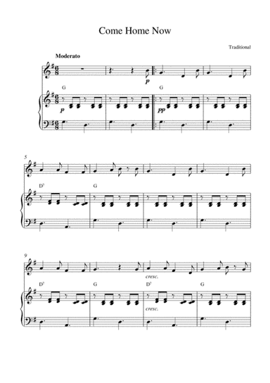 Come Home Now (arr. Kaiserin Rebecca)