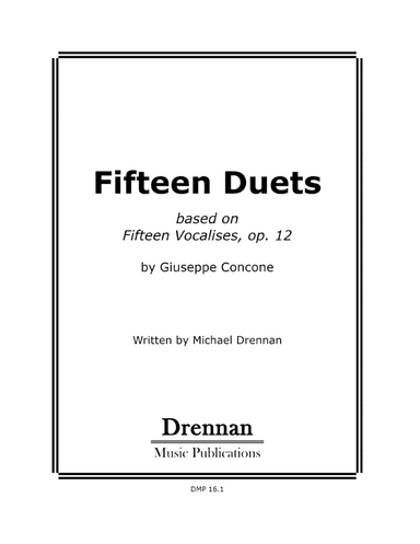 Fifteen Duets from Vocalise op. 12 (arr. Michael Drennan)