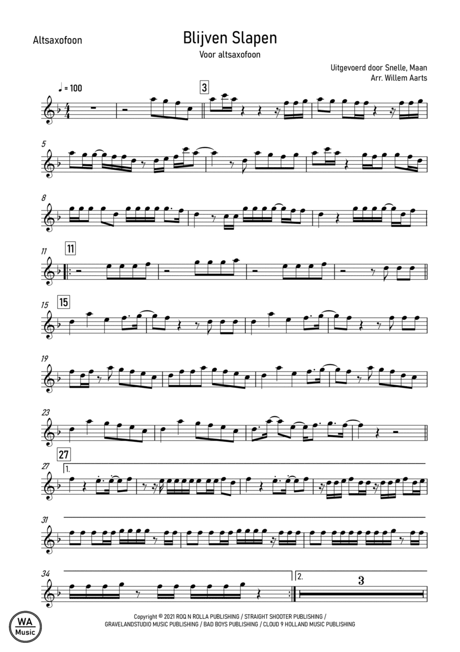 Snelle Maan (arr. Willem Aarts)