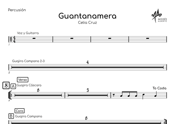Guantanamera (arr. Moises Alberto)