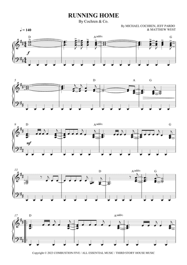 Running Home (arr. SCMusic)