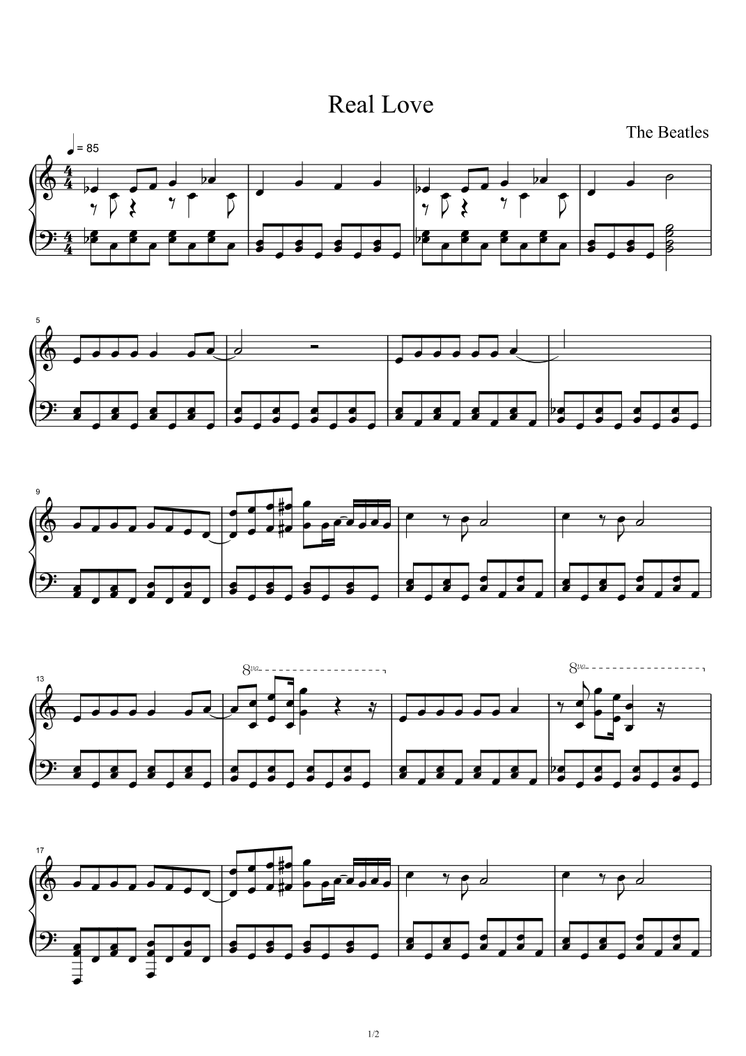 Real Love (arr. The Beatles)