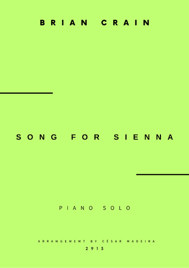 Song For Sienna (arr. César Madeira)