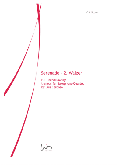 Serenade - 2. Walzer (for Saxophone Quartet SATB) (arr. Luis Cardoso)