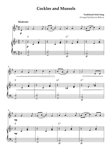 Cockles and Mussels (arr. Kaiserin Rebecca)