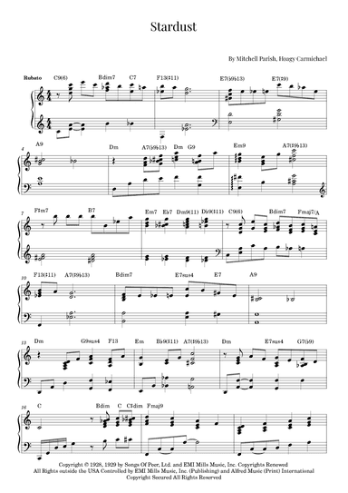 Stardust (arr. Roger da Luz)
