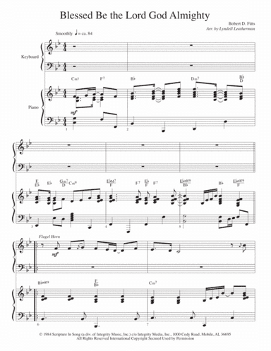 Blessed Be The Lord God Almighty (arr. Lyndell Leatherman)