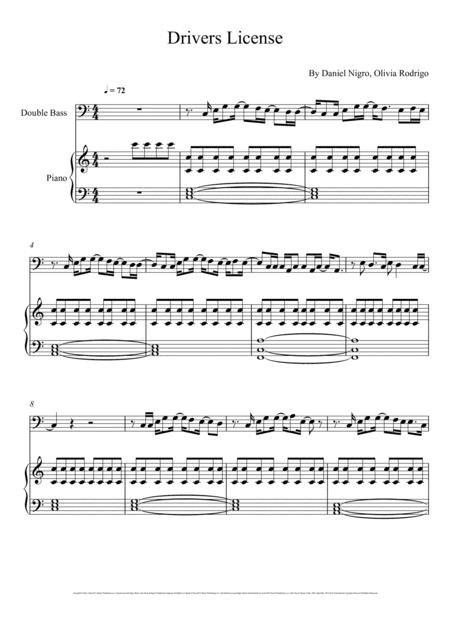 Drivers License (arr. André Laitano)