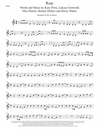 Roar (arr. Kevin Busse)