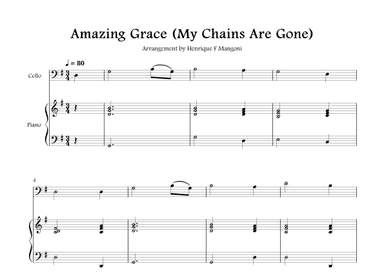 Amazing Grace (My Chains Are Gone) (arr. Henrique F Mangoni)