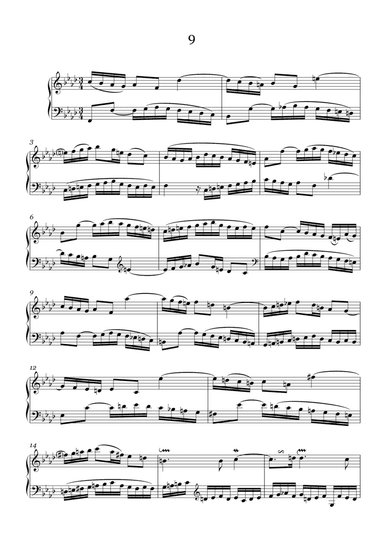J.S.Bach:Two-Part Invention No.9