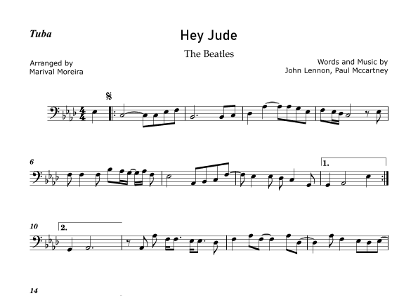 Hey Jude (arr. Marival Moreira)